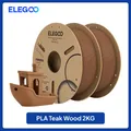 Holz PLA Filament 1,75 mm mit Holzmehl 2 kg 5 kg – Farbe Teak Wood 2KG