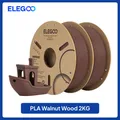 Holz PLA Filament 1,75 mm mit Holzmehl 2 kg 5 kg – Farbe Walnut Wood 2KG