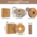 Holz PLA Filament 1,75 mm mit Holzstruktur 4 kg – 3