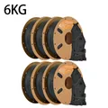Holz PLA Filament 1,75 mm mit Holzstruktur 4 kg – Color Charcoal Grey-6kg