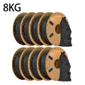 Holz PLA Filament 1,75 mm mit Holzstruktur 4 kg – Color Charcoal Grey-8kg