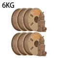 Holz PLA Filament 1,75 mm mit Holzstruktur 4 kg – Color Deep-6kg
