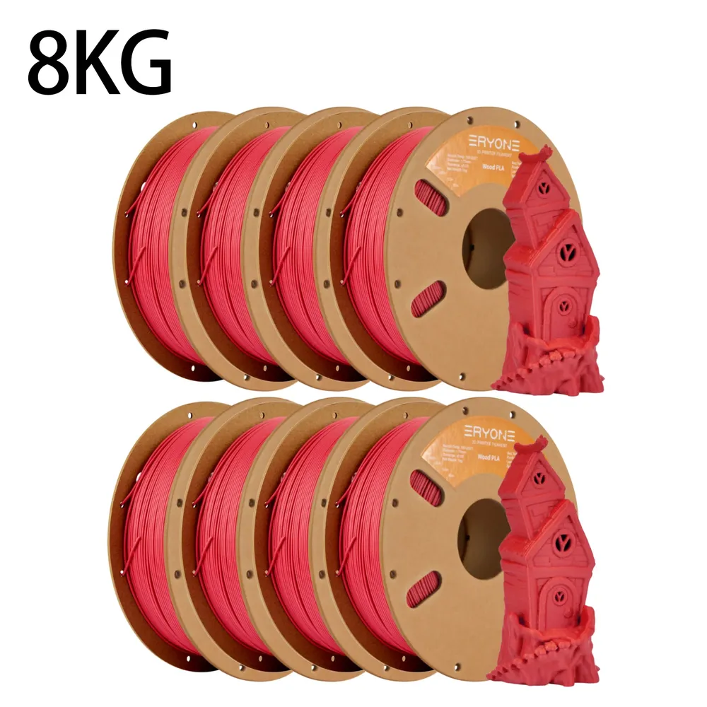 Holz PLA Filament 1,75 mm mit Holzstruktur 4 kg
