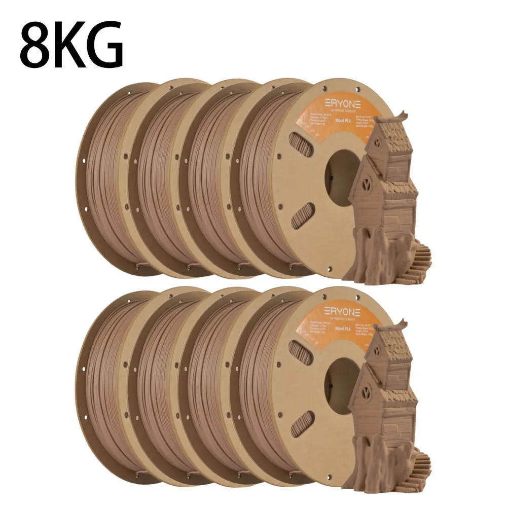 Holz PLA Filament 1,75 mm mit Holzstruktur 4 kg