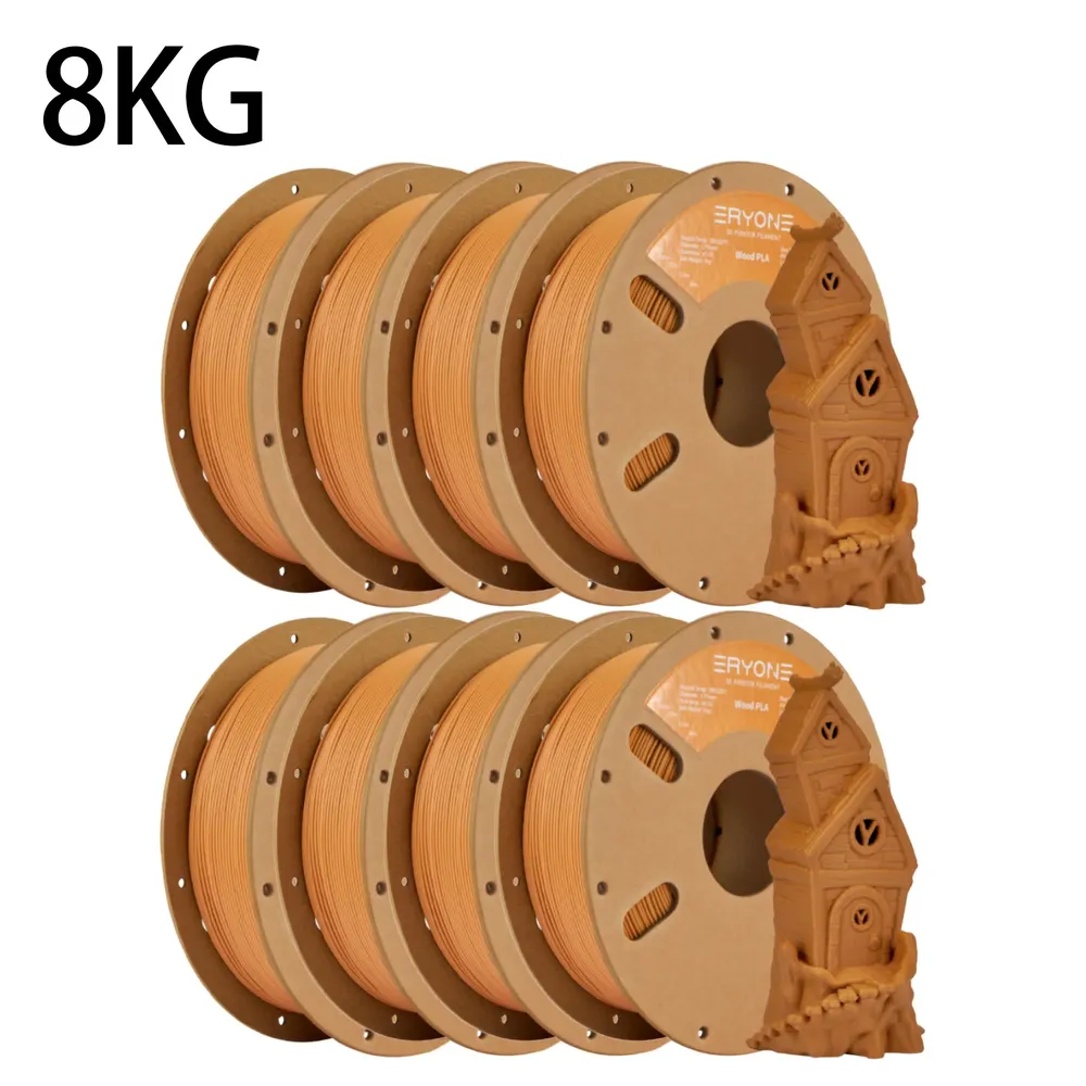 Holz PLA Filament 1,75 mm mit Holzstruktur 4 kg