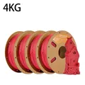 Holz PLA Filament 1,75 mm mit Holzstruktur 4 kg – Color Red-4kg
