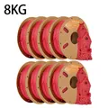 Holz PLA Filament 1,75 mm mit Holzstruktur 4 kg – Color Red-8kg