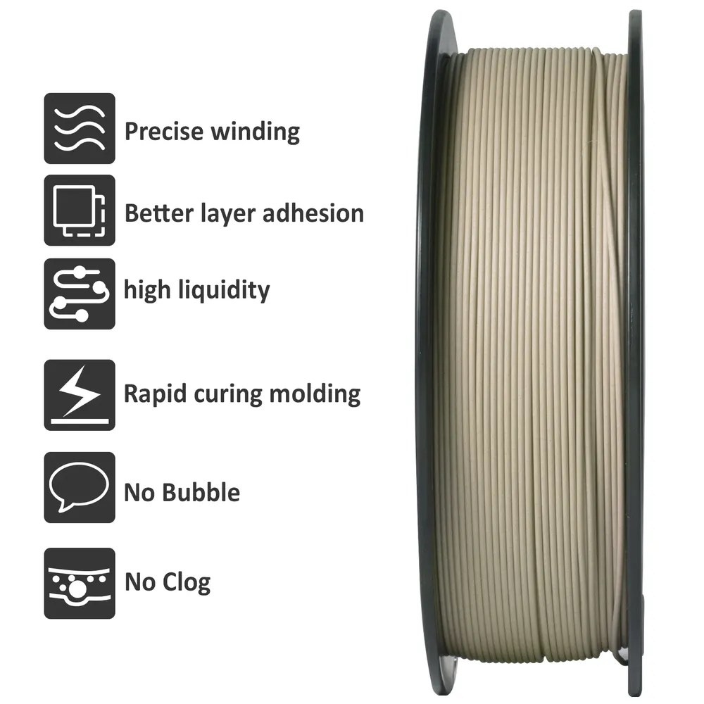 Holz PLA Filament 1,75 mm Vakuumverpackung 10 kg
