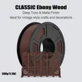 Holz PLA Filament 200 g bis 1 kg 1,75 mm – Farbe Ebony wood 500g