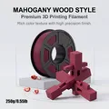 Holz PLA Filament 200 g bis 1 kg 1,75 mm – Farbe Red wood 250g