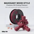 Holz PLA Filament 200 g bis 1 kg 1,75 mm – Farbe Red wood 500g