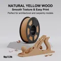Holz PLA Filament 200 g bis 1 kg 1,75 mm – Farbe Yellow wood 1kg