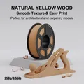 Holz PLA Filament 200 g bis 1 kg 1,75 mm – Farbe Yellow wood 250g