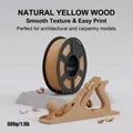 Holz PLA Filament 200 g bis 1 kg 1,75 mm – Farbe Yellow wood 500g