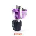 Hotend-Baugruppe geh uevo – Farbe DLC Hotend 0.4mm