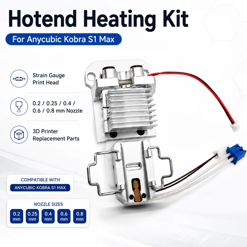 Hotend Bausatz Anycubic Kobra S1 Max Kühlkörper Heizblock