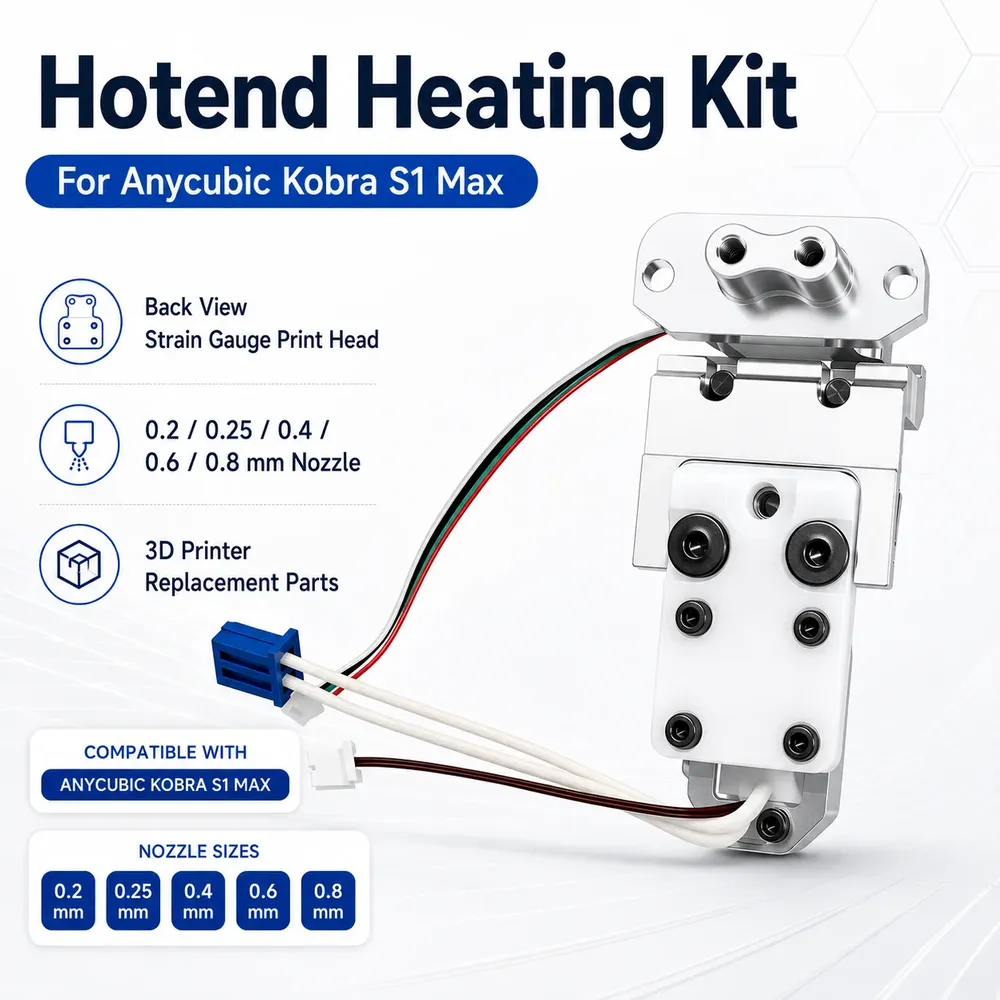 Hotend Bausatz Anycubic Kobra S1 Max Kühlkörper Heizblock