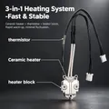 Hotend-Bausatz Keramikheizung Thermistor für Anycubic Kobra X Kobra 4 – 2