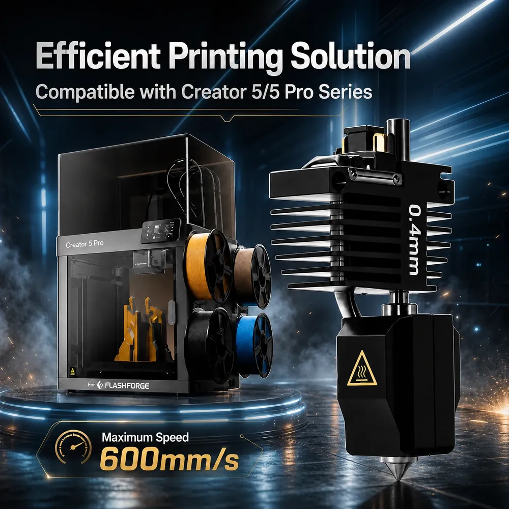 Hotend C5 für Creator 5 Pro mit Düse aus gehärtetem Stahl