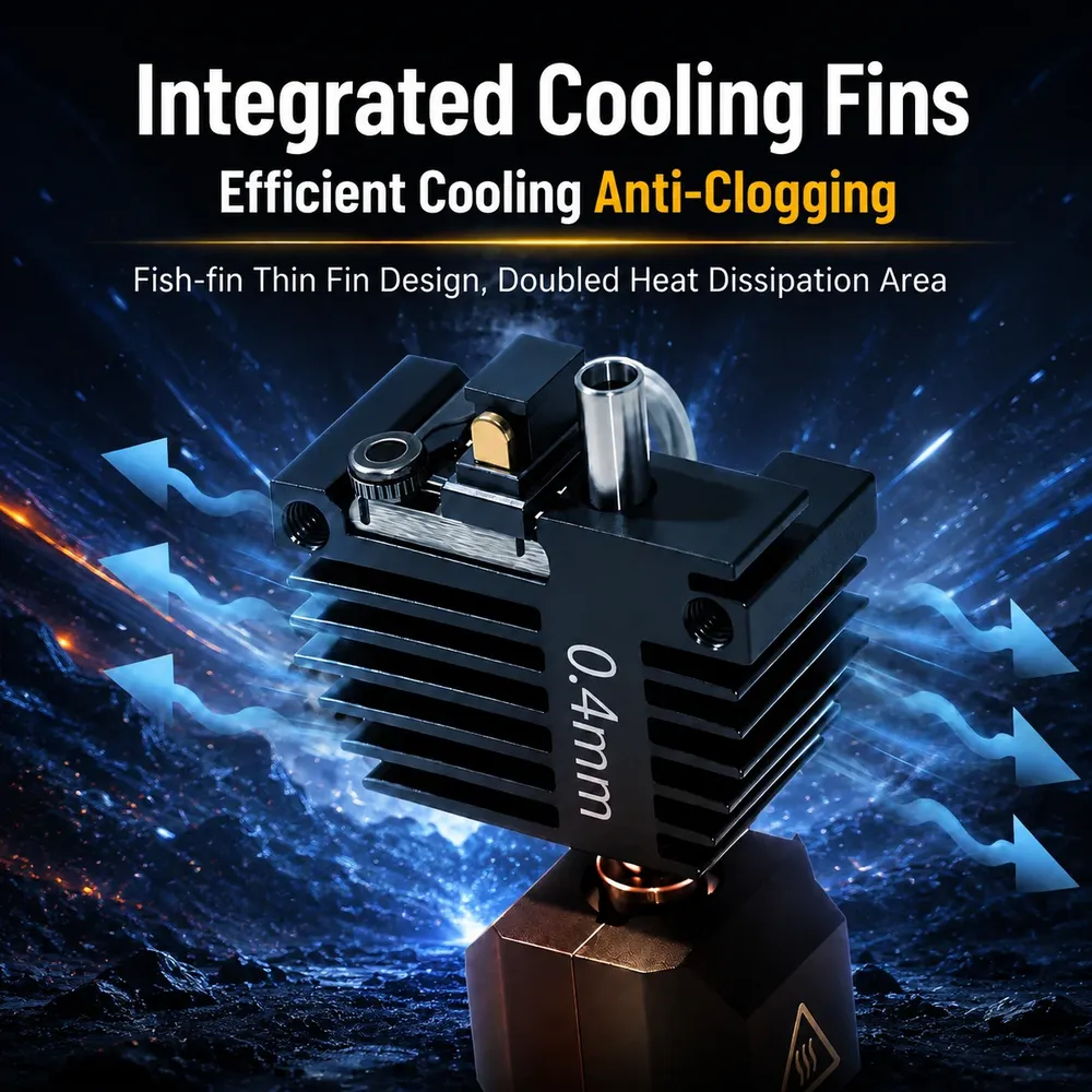 Hotend C5 für Creator 5 Pro mit Düse aus gehärtetem Stahl