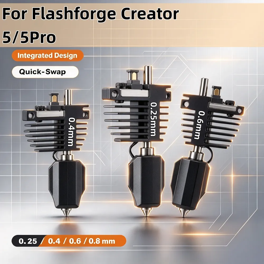 Hotend Creator 5 Pro 0,4mm Düsenbaugruppe Schnellwechsel C5