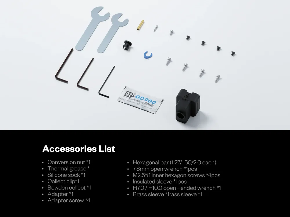 Hotend Dragon UHF für Prusa Mini Mk2 Mk3 Extrusionskopf