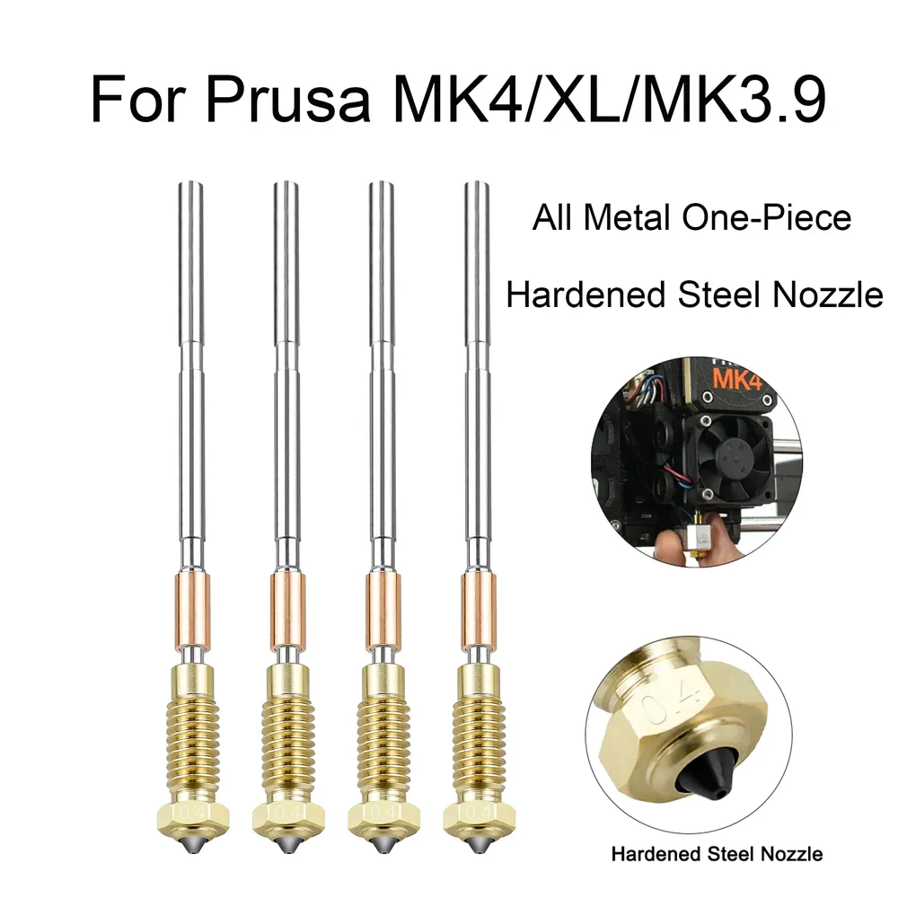 Hotend-Düse aus gehärtetem Stahl für Prusa MK4/XL 0,4 mm