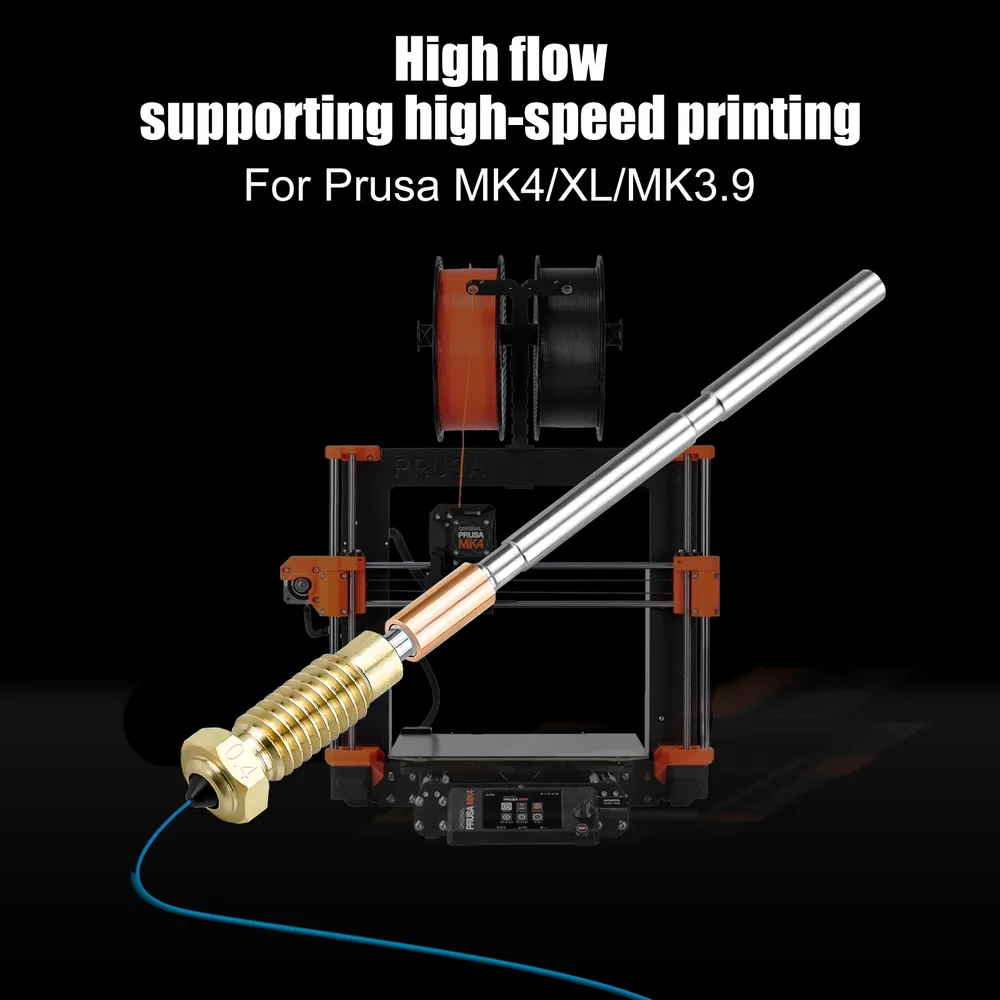 Hotend Düse gehärteter Stahl für Prusa MK4 XL MK3.9 0,4 mm