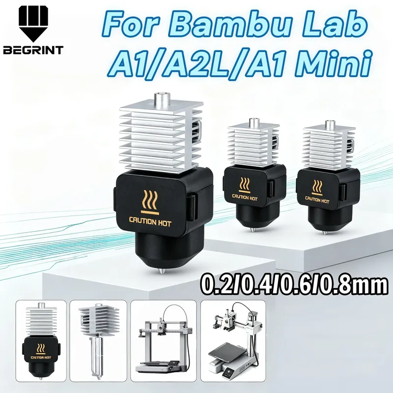 Hotend-Düsen-Kit Stahl für Bambu Lab A1/A1 Mini integriert