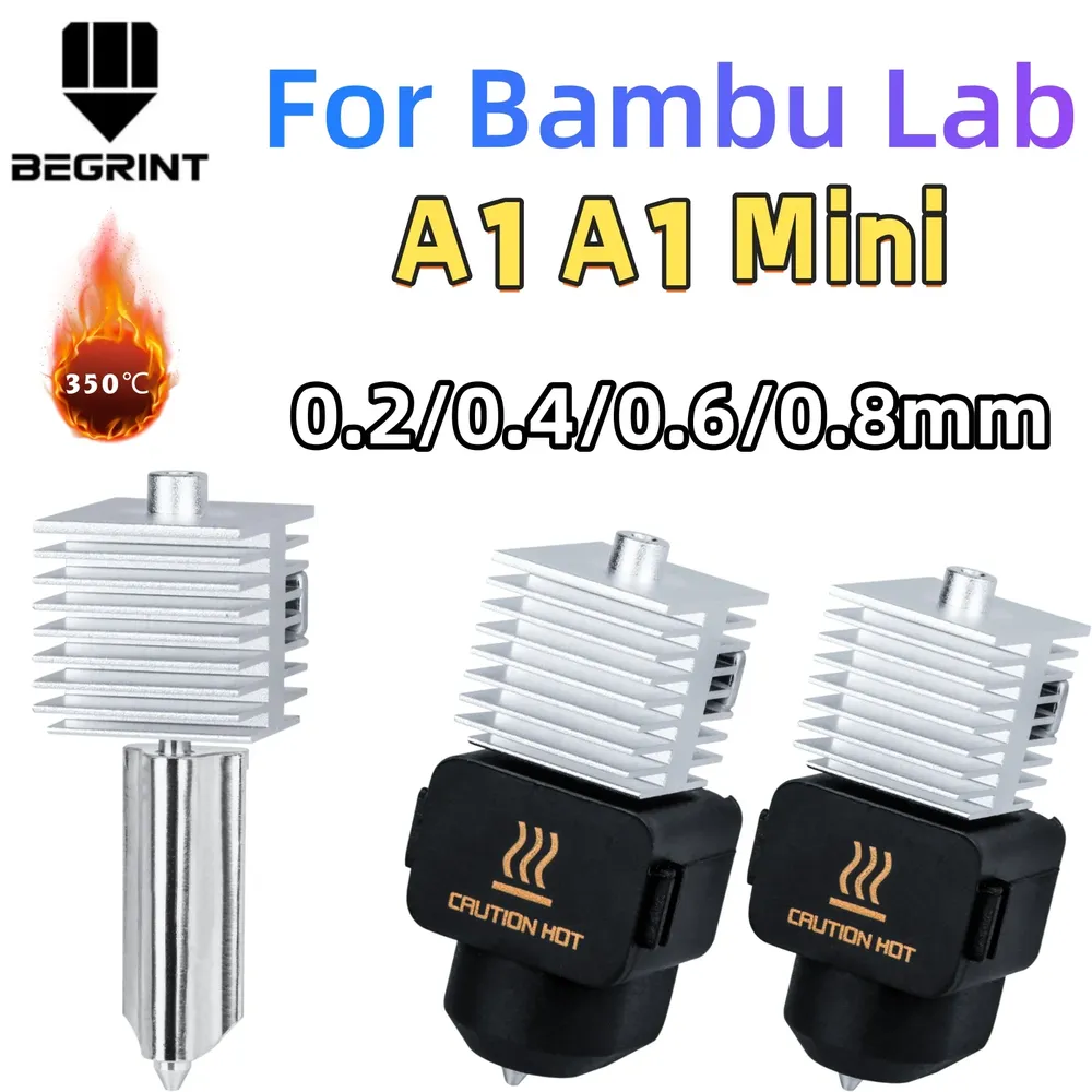 Hotend-Düsen-Kit Stahl für Bambu Lab A1/A1 Mini integriert
