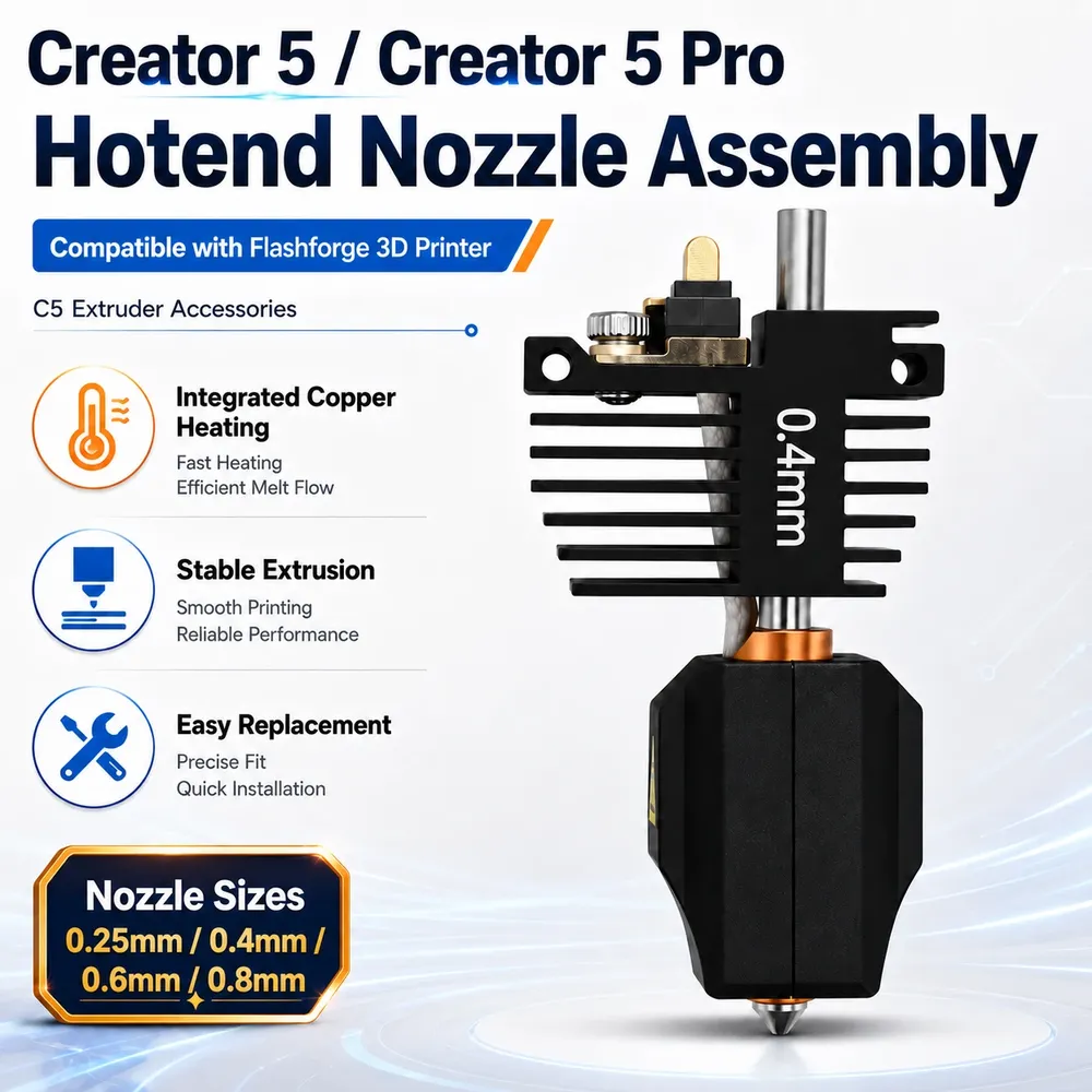 Hotend-Düsenbaugruppe für Creator 5 Pro mit Heizelement