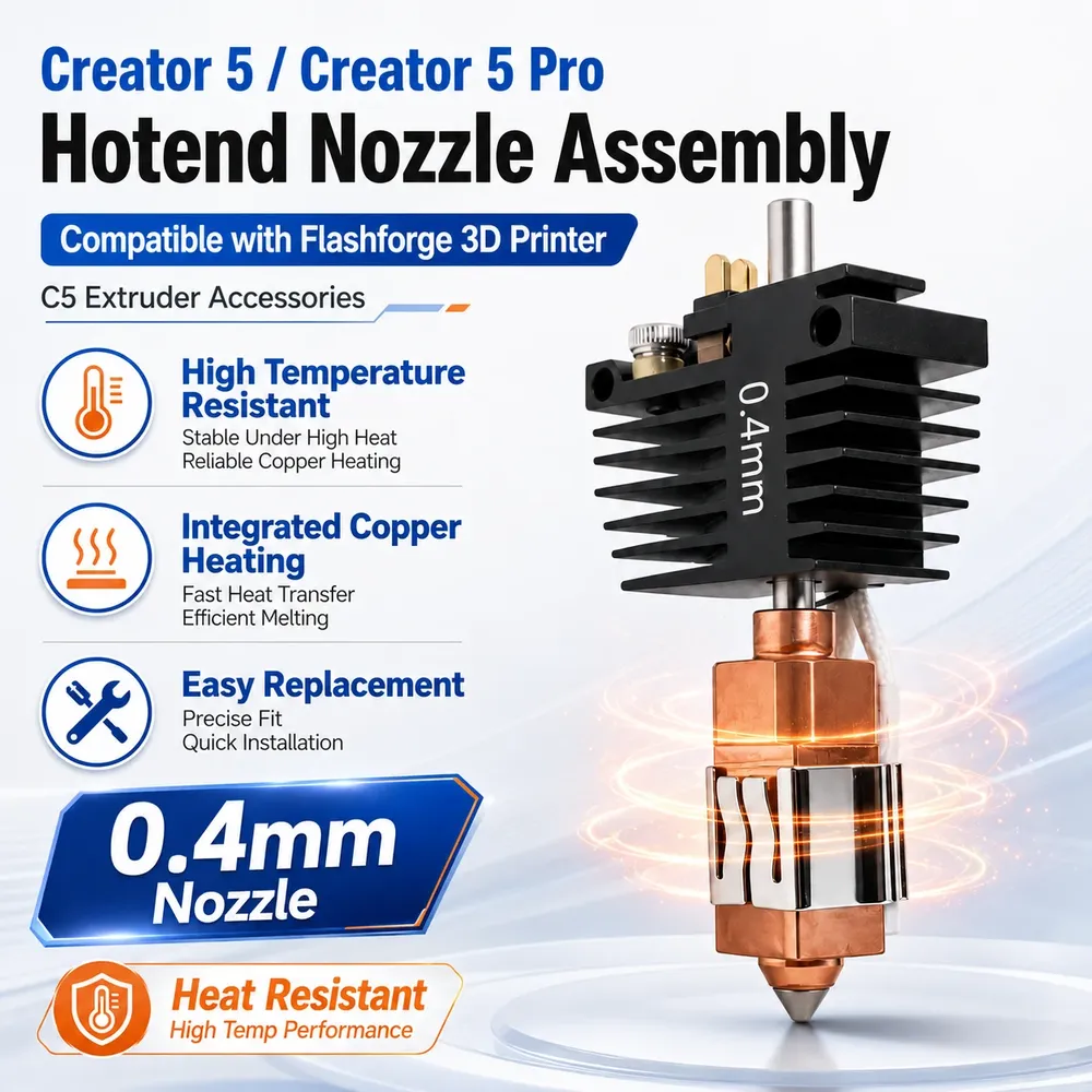 Hotend-Düsenbaugruppe für Creator 5 Pro mit Heizelement