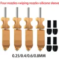 Hotend-Extruder für Flashforge AD5X mit Silikon-Sockendüse – Farbe 4PCS Kit