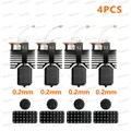 Hotend-Extruder für Snapmaker U1 mit Keramikheizung und Stahldüse – Farbe 4pcs 0.2mm