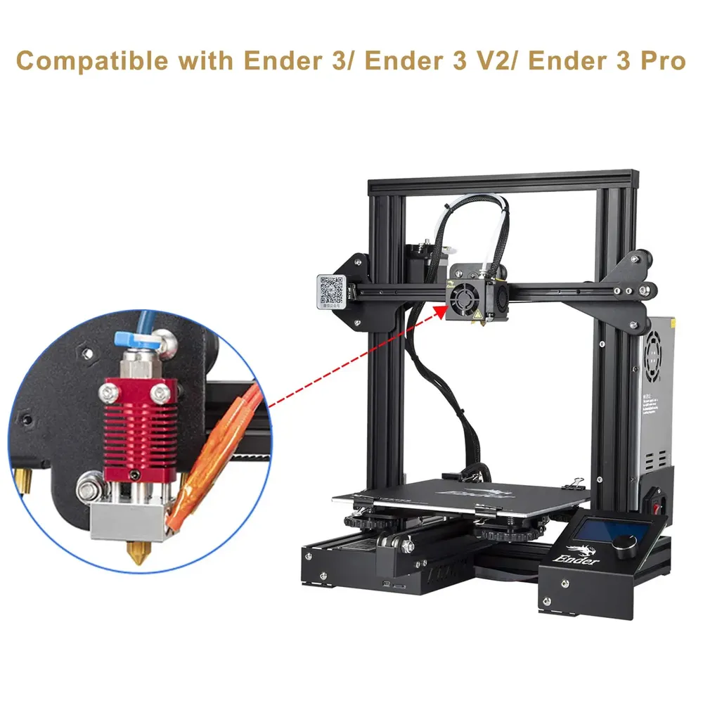 Hotend Extruder Kit mit PTFE-Schlauch für Ender 3