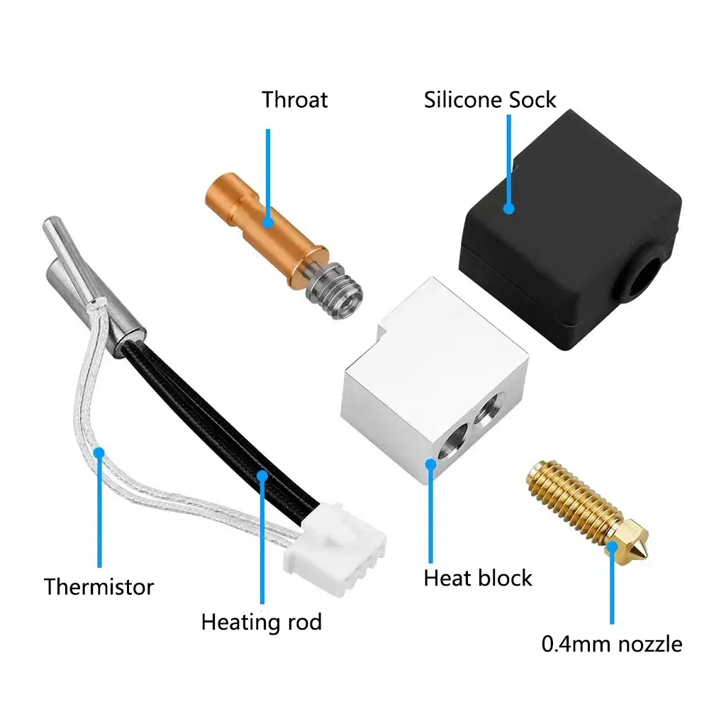 Hotend für Anycubic Kobra S1 Bi-Metal Heatbreak Throat Upgrade-Kit