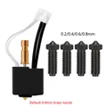 Hotend für Anycubic Kobra S1 Bi-Metal Heatbreak Throat Upgrade-Kit – Farbe hotend steel nozzle