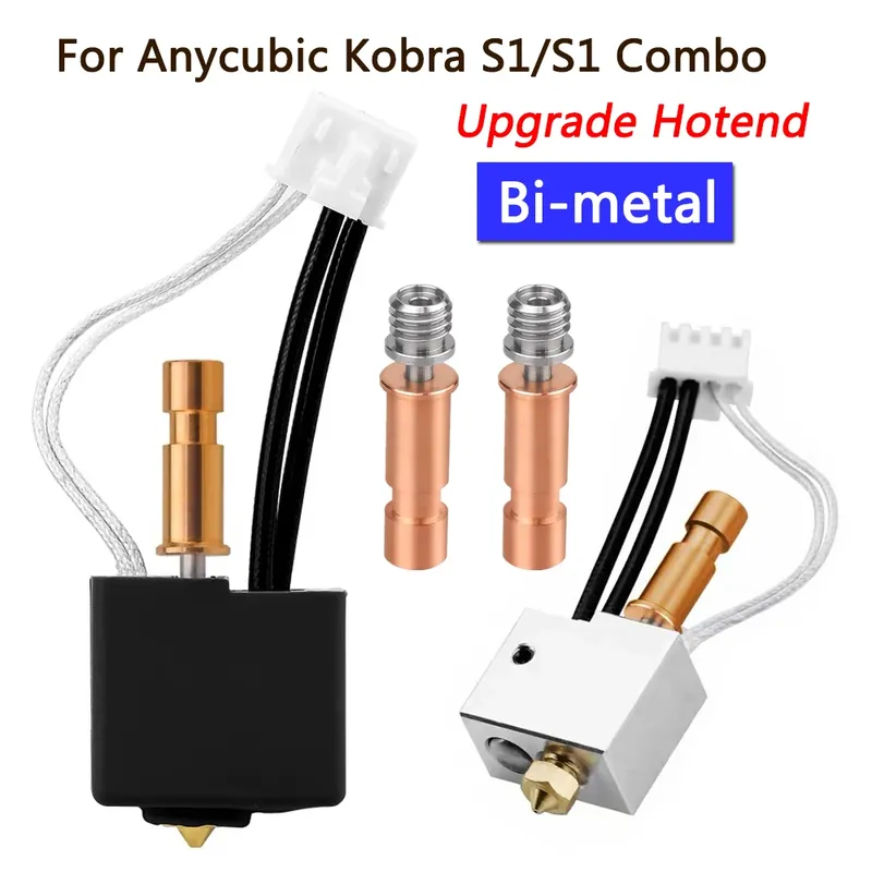 Hotend für Anycubic Kobra S1 Bi-Metal Heatbreak Throat Upgrade-Kit