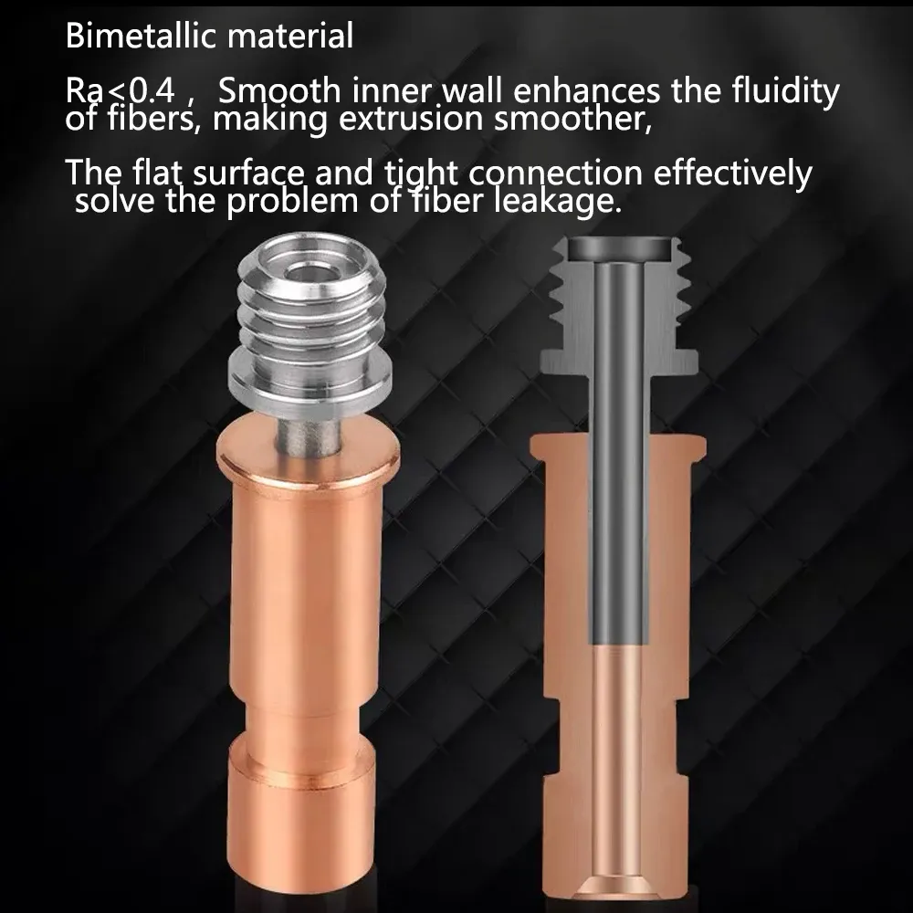 Hotend für Anycubic Kobra S1 Bi-Metal Heatbreak Throat Upgrade-Kit