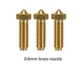 Hotend für Anycubic Kobra S1 Bi-Metal Heatbreak Throat Upgrade-Kit – Farbe 3Pcs Brass 0.6mm