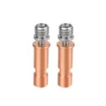 Hotend für Anycubic Kobra S1 Bi-Metal Heatbreak Throat Upgrade-Kit – Farbe 2pcs throat