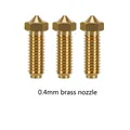 Hotend für Anycubic Kobra S1 Bi-Metal Heatbreak Throat Upgrade-Kit – Farbe 3Pcs Brass 0.4mm