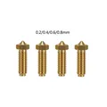 Hotend für Anycubic Kobra S1 Bi-Metal Heatbreak Throat Upgrade-Kit – Farbe brass nozzle set
