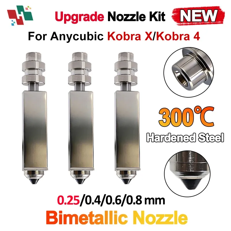 Hotend für Anycubic Kobra X/4 mit Bimetall-Düsen
