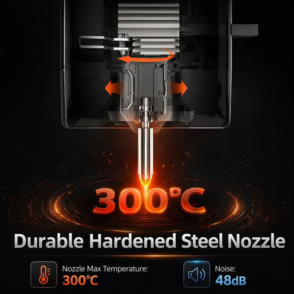 Hotend für Anycubic Kobra X/4 mit Bimetall-Düsen