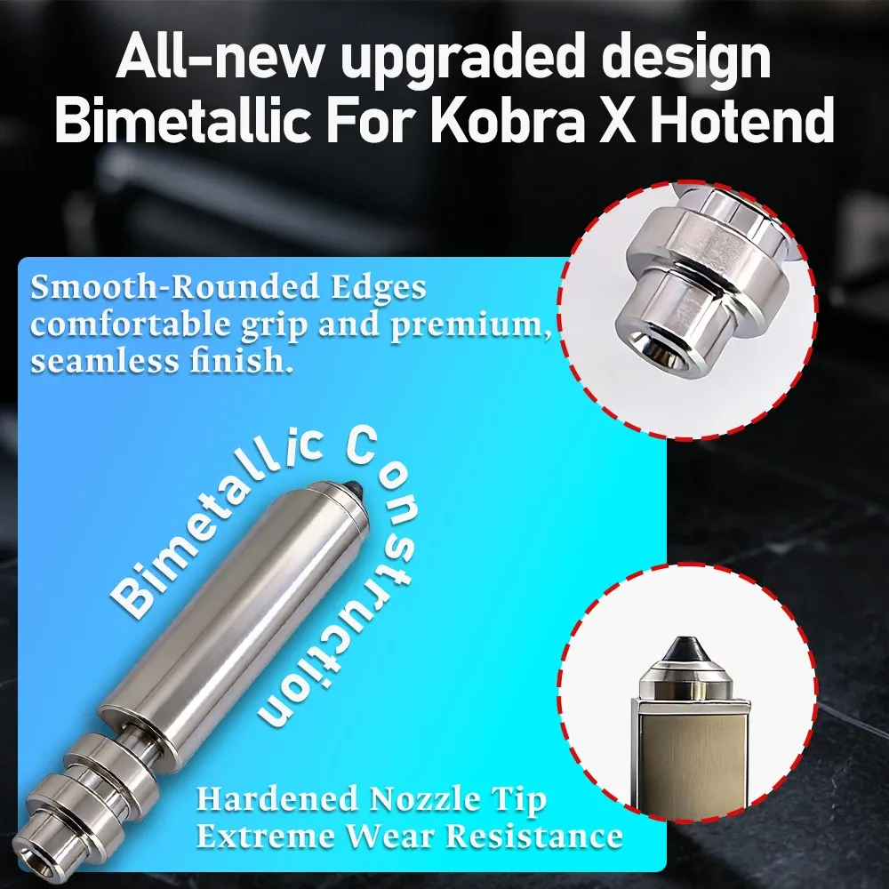 Hotend für Anycubic Kobra X/4 mit Bimetall-Düsen