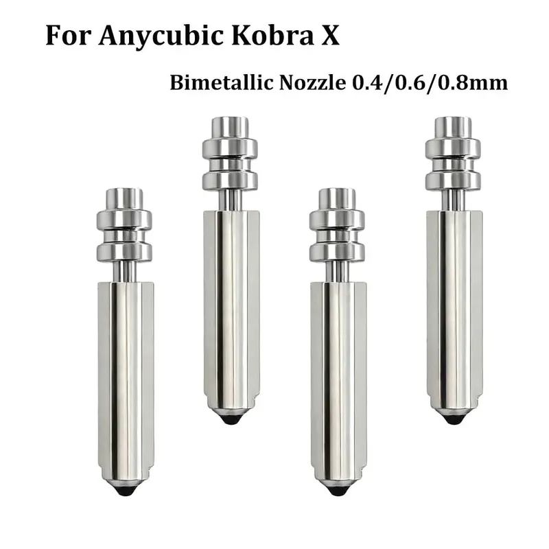 Hotend für Anycubic Kobra X mit Bimetall-Düsen bis 300°C