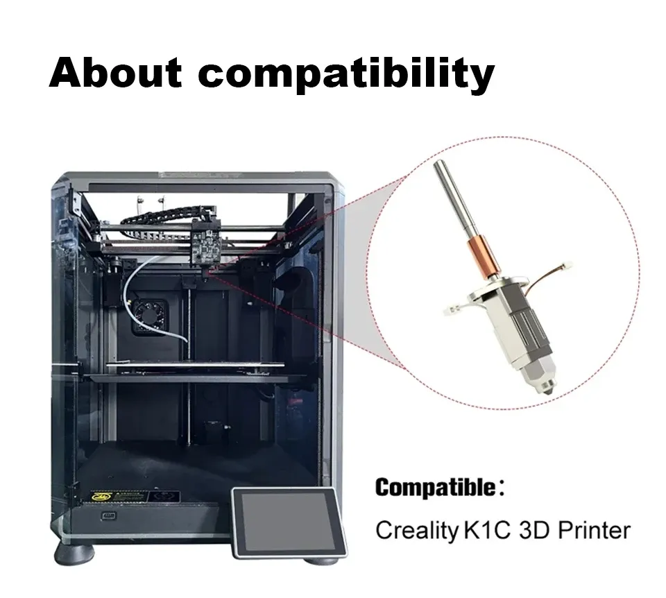 Hotend für K1C Drucker mit hoher Durchflussrate