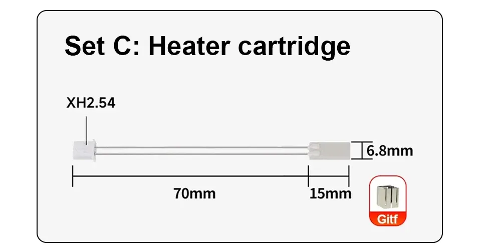 Hotend für K1C Drucker mit hoher Durchflussrate