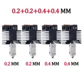 Hotend für Snapmaker U1 mit Plug-and-Play-Keramikblock – Farbe 0.2-0.2-0.4-0.4mm
